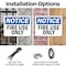 Signmission Fire Use Only OSHA Notice Sign, Plastic, 10in W x 7in L, 2PK OS-2PACK-NS-P-710-L-12709 - alternate 8